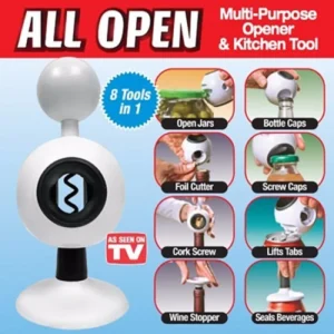 All Open 8 in 1 Multi-purpose Opener & Kitchen Tool | Destapador Multiusos 8-en-1 Destapa todo. - Image 4