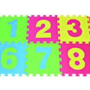 10PCS Soft Foam Number Puzzle Mat for Kids ? Interlocking Educational Play Mat with Numbers 0?9 ? Colorful EVA Foam Floor Tiles for Toddlers, Baby Play Area, Learning & Indoor Fun - Image 2