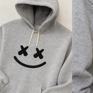 New Summer Collection Full Grey Hoodie Printed For men And Boys - Image 3