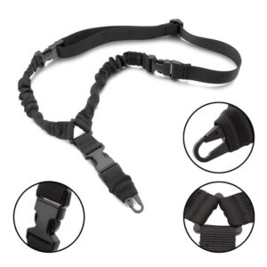 Durable Tactical Rifle Sling for Hunting & Training ? Adjustable, Bungee, Quick Detach - Image 3