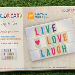 (NW00016) Color Card Light Box / Multicolor LED Light Box Letters Magic Board - Image 1