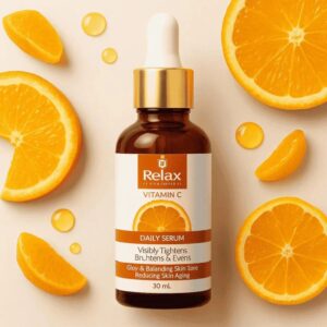 Relax Vitamin C Daily Face Serum ? Brightening, Anti-Aging & Hydrating Formula For Healthy Radiant Skin (30ml) - Image 4