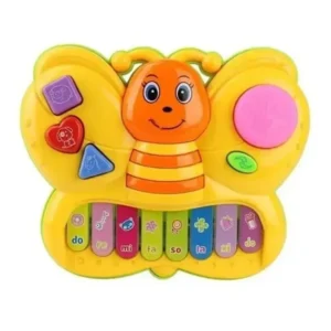 Musical Piano Butterfly With Light Sound | Musical Piano For Kids - Best Quality Piano For Kids - Butterfly Piano - Random Color - Image 4