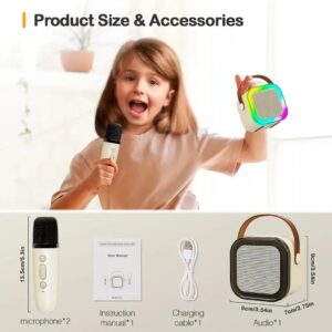 K12 Wireless Audio Microphone Bluetooth Speaker Portable Stereo Speaker Bluetooth Speaker Karaoke Speaker with Mic (random color) - Image 4