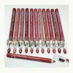 Set of 12/6 Pcs Matte Nude Colors Lip Liners Pigmented Lip Pencils - Image 2