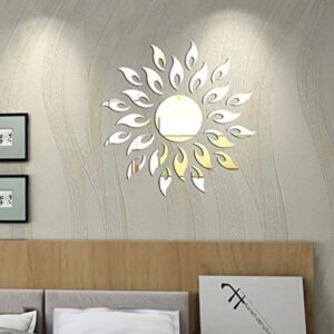 Sun shape Acrylic mirror wall stickers - Image 2