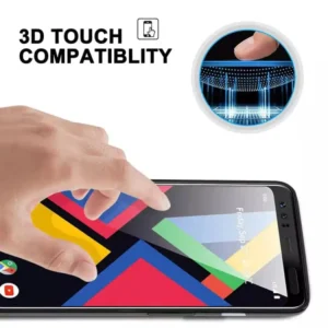 Google Pixel 4 XL Screen Glass Protector HD Edge to Edge Full Glue Tempered Glass For Pixel 4XL - Black - Image 3