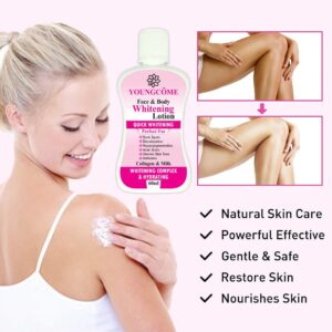 YOUNGCOME 60ml Face Body Whitening Lotion Underarm Brightening Private Underarm Body Cream Legs Whitening Parts - Image 5