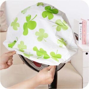 New Waterproof Electric Fan Dust Cover Fan Cover Household Stand Fan Protective Cover - Image 3
