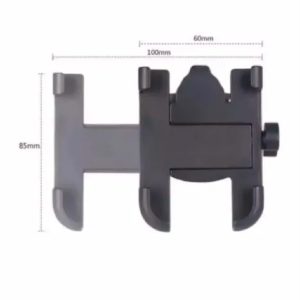 C2 Universal Aluminum Motorcycle Phone Holder ? 360? Adjustable Handlebar Mount Stand for Secure Mobile Grip - Image 3
