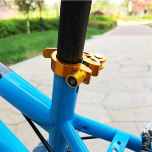 Bicycle Seat Post Clamp | Bike Seat Rod Lock (black) - Image 1
