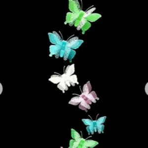 Pack of 08 Butterfly Wall Sticker Glow in the Dark Luminous 3D Butterfly Stickers DIY Wall Sticker 3D Art Mural for Decorations - Image 2