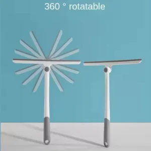 Rotating Glass Cleaning Silicone Blade Window & Mirror Squeegee (random color) - Image 2