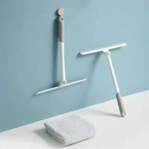 Rotating Glass Cleaning Silicone Blade Window & Mirror Squeegee (random color) - Image 1