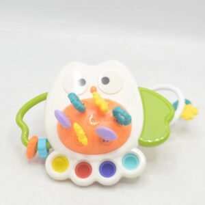 Owl-Themed Fun Squeezing and Pumping Toy ? Colorful Sensory Play Toy for Kids with Soft Texture, Hand Grip Exercise, and Stress Relief - Image 3