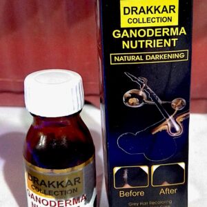 Anti-greying Hair Spray , Drakkar Spray For Hair Organic Ganoderma, Inverted Essence for Grey Hair, Darkens Your Hair Naturally Without Damaging (30ML) - Image 2