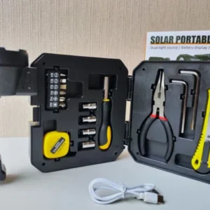 Solar Portable Lamp 7739-L ? Rechargeable LED Light for Outdoor & Emergency Use - Image 2