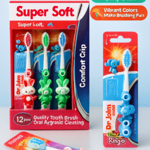 Dr. Jones Baby Teeth Brush ? Pack of 3 | Soft Bristles | Gentle Oral Care for Infants and Toddlers (Random color) - Image 3