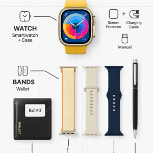 New Model S200 Smart Watch ? Full Display with Original Strap, Wallet Feature & Protective Cover - Image 2