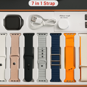 S10 Pro Max Smartwatch with 7 Interchangeable Straps ? Multi-Function Touchscreen, Wireless Charging, Premium Quality - Image 1