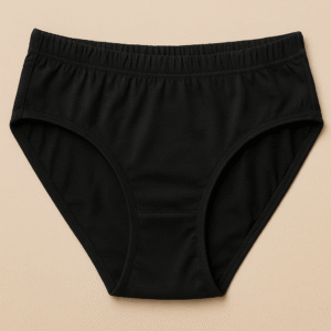 Jersey Plain Panty for Women ? Lightweight, Comfortable & Soft Everyday Wear Underwear, Available in Sizes S, M, L (Black) - Image 4