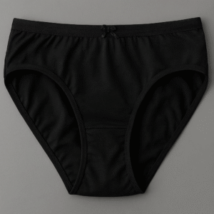 Jersey Plain Panty for Women ? Lightweight, Comfortable & Soft Everyday Wear Underwear, Available in Sizes S, M, L (Black) - Image 3