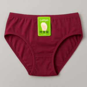 Jersey Plain Panty for Women ? Soft, Lightweight & Comfortable Everyday Underwear, Breathable Jersey Fabric in Maroon - Image 3