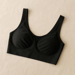Ladies Air Bra ? Soft Jersey Fabric, Plain Non-Padded Design, Comfortable & Lightweight Everyday Wear Lingerie in Black Color (Stretchable Size) - Image 4
