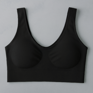Ladies Air Bra ? Soft Jersey Fabric, Plain Non-Padded Design, Comfortable & Lightweight Everyday Wear Lingerie in Black Color (Stretchable Size) - Image 3