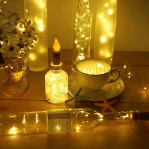 (Cork) LED Candle Crystal LED Strings Light - Image 5