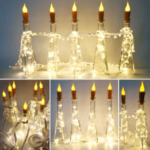 (Cork) LED Candle Crystal LED Strings Light - Image 1
