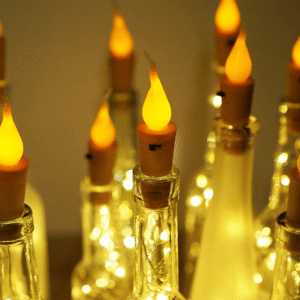 (Cork) LED Candle Crystal LED Strings Light - Image 4