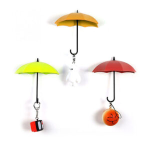 (NW000239) Pack of 3 - Umbrella Hooks | Key Jewelry Glasses etc Holder (Random color) - Image 4
