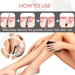 Magic Crystal Hair Remover Bleame Crystal Hair Eraser ? Painless Exfoliation Hair Removal Tool For Arms Legs Back (random color) - Image 5