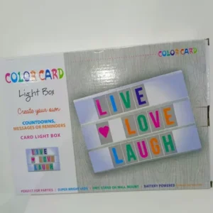 (NW00016) Color Card Light Box / Multicolor LED Light Box Letters Magic Board - Image 2