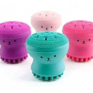 Octopus Shape Face Cleansing Brush (Random Color) - Image 3