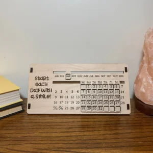 Desktop calendar Wooden material - Image 2