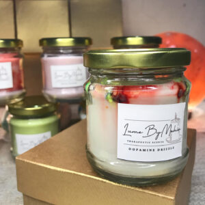 Dopamine Drizzle | Dopamine in Every Flick ? Handmade Fresh Floral Soy Wax Candle - 100 gram - Image 1