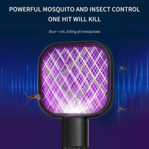 Mini USB Electric Mosquito Racket, Rechargeable Summer Fly Swatters Trap, Mosquito Swatter UV Light Sharp Sparking ( random color) - Image 4