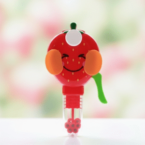 Handheld Fruit Shape Toy Fan for Kids ? Cute Cartoon Design, Safe Soft Blades, Portable Mini Fan for Summer Play & Cooling (Random Design) - Image 3
