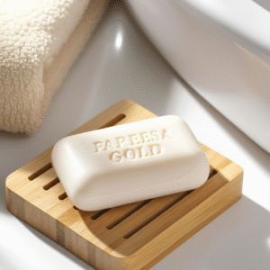Pareesa Gold Honey & Almond Soap ? Moisturizing and Nourishing for Soft, Smooth Skin ( 135g ) - Image 3