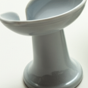 Ceramic Soap Holder with Drain ? Elevated Design Bathroom Sink Dish for Bar Soaps - Image 1
