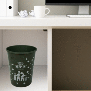 Durable Plastic Dust Bin ? 10 Liter Capacity | Multi Color | Compact Waste Basket for Home| Office, Kitchen, Bathroom ? Easy to Clean & Lightweight Trash Can (Random Design) - Image 4