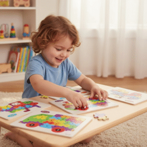 Wooden Alphabet Puzzle Board ? Premium A-Z English Letters Learning Toy for Kids, Early Literacy, Cognitive Development, and Creative Play - Image 4