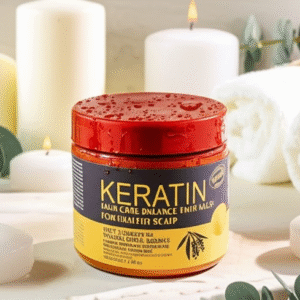 Keratin Hair Mask Treatment ? Deep Repair & Strengthening Formula with Nourishing Keratin Complex | Rmaged Hair, Enhances Shine, Controls Frizz & Protects Color-Treated Hair (300ml) - Image 3