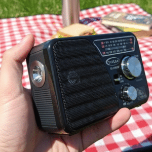 YUEGAN YG-518URT 3-Band Portable Radio with USB/TF MP3 Player, Aux Input, Flashlight & Rechargeable Battery ? AM/FM/SW - Image 4