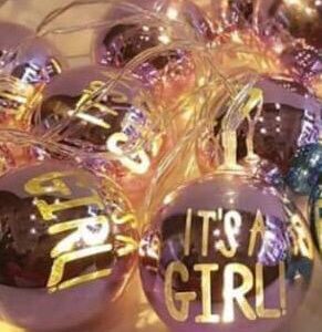 ( 10 Ball ) It's a Boy , It's a Girl Fairy Light - Image 1