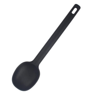 1 Piece Serving Spoon Long Handle Silicone Stirring Spoon High Temperature Resistant Anti-scald Soup Spoon Large Size Seasoning Spoon Ice Cream Serving Spoon - Long Handle Silicone Stirring Spoon ( Random Color ) - Image 3