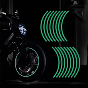 Universal Reflective Wheel Stickers Set | Rim Stripe Decal Tape ? Reflective Rim Tape | Wheel Stripe Decal Trim For Motorcycle Wheels - Image 3