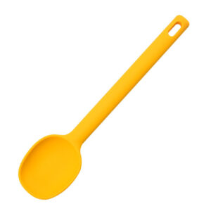 1 Piece Serving Spoon Long Handle Silicone Stirring Spoon High Temperature Resistant Anti-scald Soup Spoon Large Size Seasoning Spoon Ice Cream Serving Spoon - Long Handle Silicone Stirring Spoon ( Random Color ) - Image 4